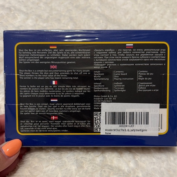 🆕 Philos Shut The Box Dice Game – Wooden Family Classic 🎲 - Picture 2 of 5